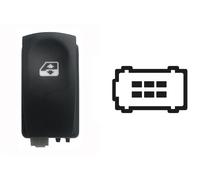 Per Renault Twingo 2012>12.2014 Pulsante Alzacrist Porta Ant Dx Post Sx=Dx 6pin