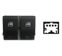 For Seat Ibiza 01.2002>05.2008 Pulsanti Alzacristalli Porta Anteriore Sx 4 pin