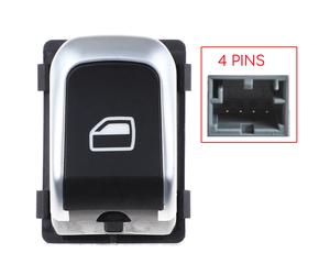Interruttore Anteriore/Posteriore + Placchetta Anteriore Sinistro per Audi A6 A7