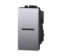 Interruttore Assiale 1P 16A Unipolare, Compatibile Con Bticino Living Light (1 Pezzo, Grigio)