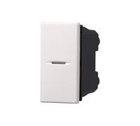 Interruttore assiale unipolare 16AX bianco compatibile anche con BTicino Axolute