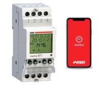 Interruttore orario elettronico digitale Vemer Memo BT1 VE767600