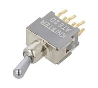 Interruttore ATE 2 D: Interruttore a leva Pos: 2 DPDT ON-ON 0,05A 0,05A -20-8...