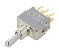 Interruttore ATE 2 H: Interruttore a leva Pos: 3 DPDT (ON)-OFF-ON 0,05A 0,05A...