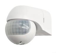 Interruttore attivato dal movimento per illuminazione esterna con rilevamento PIR a 180 gradi, soglia regolabile dal tramonto all'alba e opzione di ritardo da 10 secondi a 15 minuti