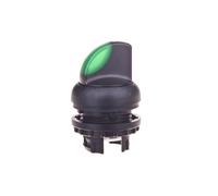 Interruttore attuatore 3 posizioni verde con RMQ titanio 216848