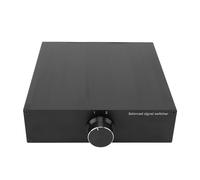 Interruttore audio GearWell, 2 in 1 er selettore audio XLR per segnale L R bilanciato, casella di interruttore audio perdite per altoparlanti amplificatore DVD CD stereo HIFI a 2