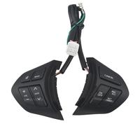 Interruttore Audio Pulsante Controllo Volante 4 Colori Disponibili Per Suzuki Per Grand Per Vitara II 2005-2015 Volante Multifunzione Pulsante Cruise Control Swit(Nero)