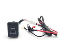 Interruttore Auto USB AUX Presa USB Console Compatibile Con Ford Per Transit Auto Transito Rapida Caricabatterie Doppio QC3.0 PD Adattatore Presa Ricarica Telefono Tipo C