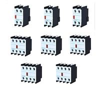 Interruttore automatico 1 pezzo, F4-22 F4-11 LA1-DN22 LA1-DN11 blocco contattore Ausiliario for contattore CA CJX2 LC1-D 4 poli. Protettori di dispersione a terra (Size : F4-13 1no3nc)