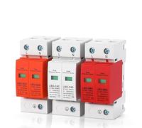 Interruttore automatico 1 Pz SPD 2 P Protezione da sovratensione Distribuzione CA a bassa tensione Dispositivo antifulmine for uso domestico Scaricatore di alimentazione) (Color : 30-60KA(Red), Size