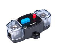 Interruttore Automatico 100 AMP 100A Portafusibile In Linea Ad Auto Pulsante di Ripristino Blocco Inverter DC 12V-48V Motore Stereo Audio Reset Manuale per Auto, Veicolo Marino, Camper, Barca, Camion