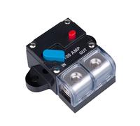 Interruttore Automatico 100 AMP 100A Recuperabile Portafusibile In Linea Blocco Inverter Resettabile DC 12V-48V Volt Motore Audio Impermeabile Reset Manuale per Auto Veicolo Marino Camper Barca Camion
