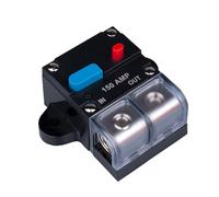 Interruttore Automatico 150 AMP 150A Recuperabile Portafusibile In Linea Blocco Inverter Resettabile DC 12V-48V Volt Motore Audio Impermeabile Reset Manuale per Auto Veicolo Marino Camper Barca Camion