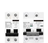 Interruttore automatico 15A 30A 50A 120A for pannelli solari DC12V 24V a 400V Interruttore di disconnessione for impianto fotovoltaico fotovoltaico AC 120V 240V MCB(2P 120A)