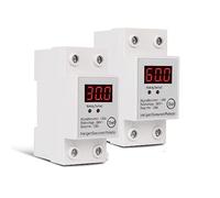 Interruttore automatico 1A a 30A 60A 230V Protezione di corrente regolabile Dispositivo di sovracorrente di recupero automatico intelligente Display a LED Amp Meter 1 pz (Size : 60A)