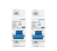 Interruttore automatico 1P 125A DC MCB 250V Interruttore principale della batteria a curva C 1 pz.(125A)