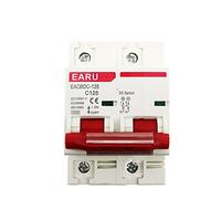 Interruttore automatico 1pc DC 1000V Solar Mini Circuit Breaker Protezione da sovraccarico Interruttore di protezione 80A 100A 125A 2P DC1000V MCB PV Sistema fotovoltaico (Color : 80a, Size : DC 2P
