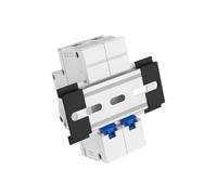 Interruttore automatico 2P 10A 16A 20A 25A 32A 40A50A63A DZ47Z 500V/1000V Sezionatore CC con montaggio su guida Din(2P 1000V,25A)