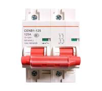 Interruttore automatico 2P 120V DC batteria auto protettore mini interruttore 125A 100A 80A 63A termico magnetico curva B(63a)