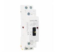 Interruttore automatico 2P 16A 20A 25A 2NO 220V 50/60Hz Controllo manuale Uso domestico Contattore AC Tipo su guida Din 1 Pz (Size : 2p 20a 2nc220v)