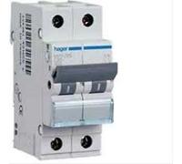 INTERRUTTORE MAGNETOTERMICO 2 POLI 32A 4.5KA C 2 MODULI 5SQ12 - HAGER MYN232