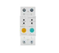 Interruttore automatico 2P energia elettrica potenza kilowattora contatore tempo timer interruttore relè voltmetro protezione dispersione corrente telecomando