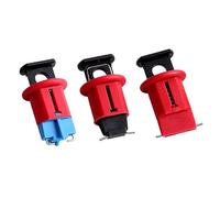 Interruttore automatico, 3PCS Interruttore in miniatura Lockout MCB Lockouts dispositivo di sicurezza, blocca praticamente tutti gli interruttori in miniatura ISO/DIN universale