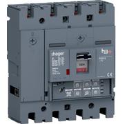 Interruttore automatico 4P 100A 70kA h3+ P250 LSI HET101JR