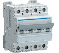 Interruttore Automatico 4P 50A 6 Ka C 4M ( Hager Cod. Mca450 )