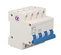 Interruttore automatico 4P DZ4763 C40 Interruttore automatico miniaturizzato Interruttore di protezione a bassa tensione Interruttore automatico PA66 400V 40A Montaggio su guida DIN Interruttore autom