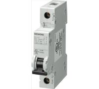 Interruttore automatico 5SJ41017HG40 Interruttore automatico miniaturizzato, classificazione UL 489, interruttore a 1 polo, massimo 1 Ampere, caratteristica di intervento C, montaggio su guida DIN, ti