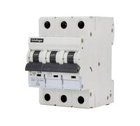 Interruttore automatico 6KA 3P C 10A - Protezione da sovraccarico e corto circuito, ideale per impianti elettrici.