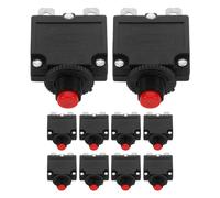 Interruttore automatico a pulsante elettrico da 10 pezzi - Protezione da