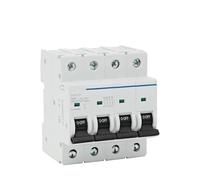 Interruttore Automatico AC MCB 4P 415V Mini 6A 10A 16A 20A 25A 32A 40A 50A 63A Curva B Curva C 6KA CE CB Approvato(4P B Curve,40A)