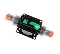 Interruttore Automatico Automatico per Auto,12 V-48 V Fusibile di ripristino dell'interruttore,portafusibili, blocco fusibili in linea per auto audio, sistema di protezione 10X4X4CM (20A)
