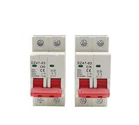 Interruttore automatico C45N 2 poli 3a/6a/10a/16a/20a/32a/40a/50a/63a 400V ~ C Tipo Mini interruttore magnetotermico Montaggio 35mm Capacità di interruzione 6Ka(6 Years)