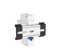 Interruttore automatico CA da 2 pezzi, 1 polo, 6 A, 10 A, 16 A, 20 A, 25 A, 32 A, 40 A, 50 A, 63 A, montaggio a scatto magnetico termico 120/240 V(10A 2pcs)