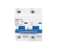 Interruttore automatico CC 1P 2P 12V 24V 60V 72V 96V Mini interruttore di protezione 80A100A125A150A200A250A per isolatore del circuito della batteria solare(2P,150A)
