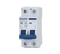 Interruttore automatico CC 2P 600V 20A Isolatore for sistema solare di sezionamento con sgancio magnetico termico Montaggio su guida DIN C20(50 Amp)