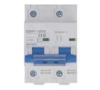 Interruttore automatico CC 2P fotovoltaico solare professionale ad alte prestazioni Sezionatore sovraccarico Protezione cortocircuito DC500V 10KA Materiale ABS (D100)