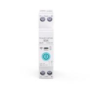 Interruttore automatico CC 63a per la vita Ritardante di fiamma 12 a 80v Telecomando wireless Pa66 Interruttore con alloggiamento Controllo neutro montato su guida 1pn App