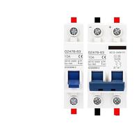 Interruttore automatico CC DC12V 24V 48V 36V 72V MCB for protezione solare fotovoltaica for batteria DZ47B 16A 40A 125A Interruttore sezionatore positivo negativo(2P,DC 80A)