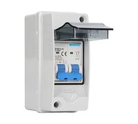 Interruttore Automatico CC in Miniatura, Interruttore di Disconnessione Solare Fotovoltaico da 1000 V 50 A con Scatola di Distribuzione Fotovoltaica Impermeabile IP65, per Sistema