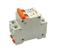 Interruttore automatico CC solare interruttore CC 2P 1000V 63A for sistema solare fotovoltaico sgancio magnetico termico montaggio su guida DIN(32A)