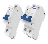 Interruttore automatico CG DZ47N 1P/2P 6A 10A 16A 20A 25A 32A 40A 50A 63A Interruttore di disconnessione CA MCB 120/240V for montaggio su guida DIN(2P 1pcs,25A)