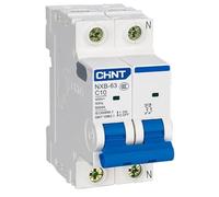 Interruttore automatico Chint NXB-63-2-10C2P10A6KA