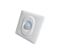 Interruttore automatico con sensore del corpo umano di tipo 86 220 V CA 180-265 V pannello a parete bianco sensibile alla luce ritardo regolabile