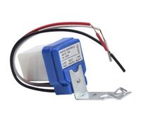 Interruttore automatico con sensore di luce, 12 V, 24 V, 220 V, 10 A, per esterni, dal crepuscolo all'alba, impermeabile, lampada LED per esterni, illuminazione per parcheggio (220 V)