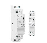 Interruttore automatico Contattore domestico automatico su guida Din AC220V 2P 25A 1NO/1NC/2NO/2NC/1NO1NC 50/60Hz 1 pz (Size : 1p 25a 1no)